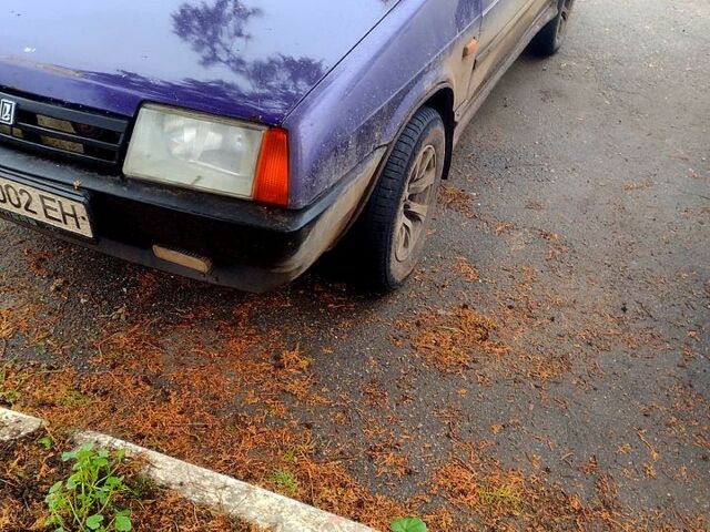 Фіолетовий ВАЗ 21099, об'ємом двигуна 1.5 л та пробігом 187 тис. км за 1300 $, фото 1 на Automoto.ua