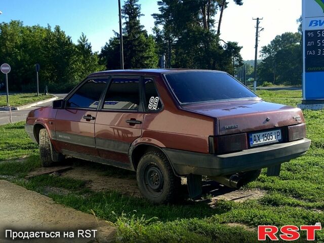 Коричневый ВАЗ 21099, объемом двигателя 1.5 л и пробегом 165 тыс. км за 1400 $, фото 1 на Automoto.ua