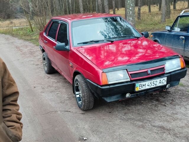 Красный ВАЗ 21099, объемом двигателя 1.5 л и пробегом 976 тыс. км за 1200 $, фото 1 на Automoto.ua