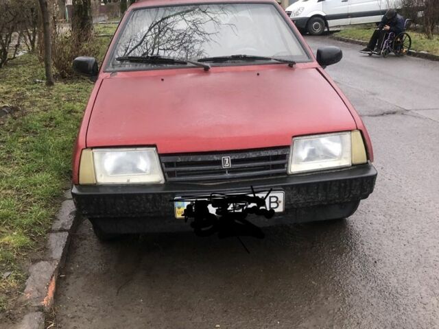 Красный ВАЗ 21099, объемом двигателя 10 л и пробегом 300 тыс. км за 700 $, фото 1 на Automoto.ua