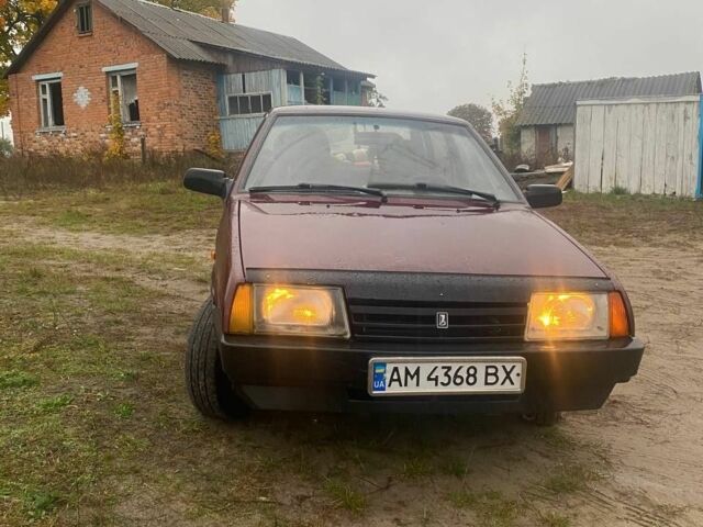 Красный ВАЗ 21099, объемом двигателя 1.5 л и пробегом 225 тыс. км за 714 $, фото 1 на Automoto.ua