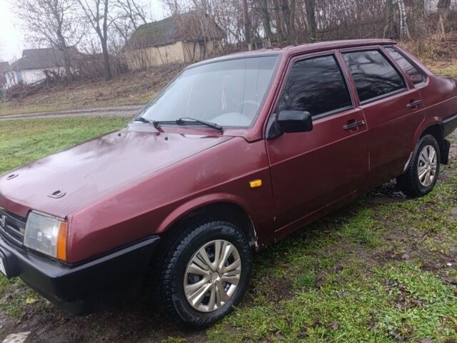 Красный ВАЗ 21099, объемом двигателя 1.5 л и пробегом 2 тыс. км за 1129 $, фото 1 на Automoto.ua