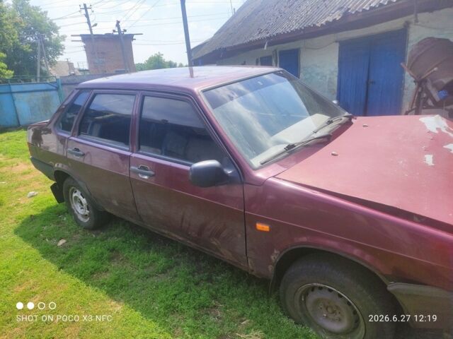 Красный ВАЗ 21099, объемом двигателя 0 л и пробегом 150 тыс. км за 359 $, фото 1 на Automoto.ua
