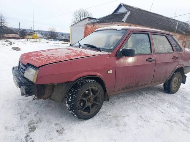 Красный ВАЗ 21099, объемом двигателя 1.6 л и пробегом 3 тыс. км за 800 $, фото 1 на Automoto.ua