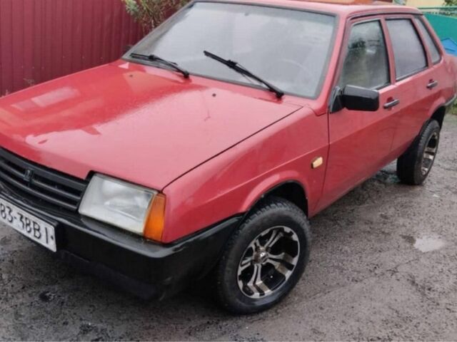 Червоний ВАЗ 21099, об'ємом двигуна 1.5 л та пробігом 200 тис. км за 950 $, фото 1 на Automoto.ua