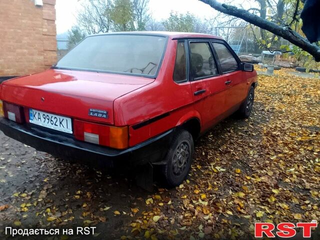 Красный ВАЗ 21099, объемом двигателя 1.5 л и пробегом 223 тыс. км за 650 $, фото 1 на Automoto.ua