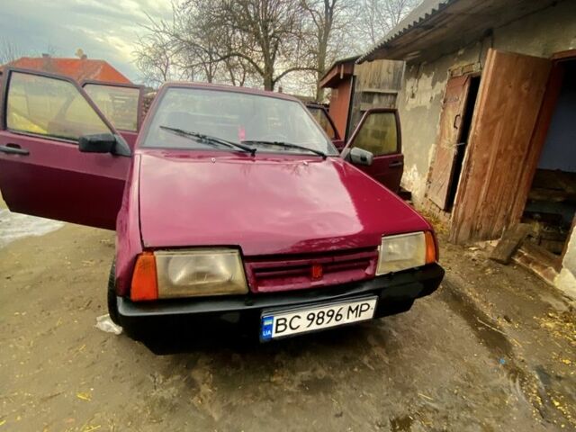 Червоний ВАЗ 21099, об'ємом двигуна 1.3 л та пробігом 92 тис. км за 497 $, фото 1 на Automoto.ua