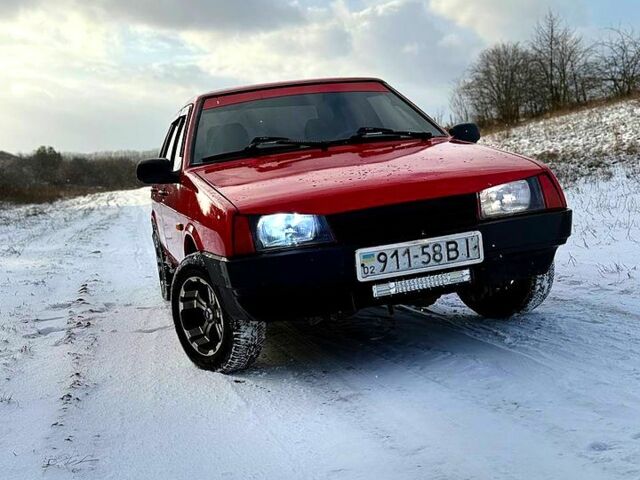 Красный ВАЗ 21099, объемом двигателя 1.5 л и пробегом 24 тыс. км за 1400 $, фото 1 на Automoto.ua