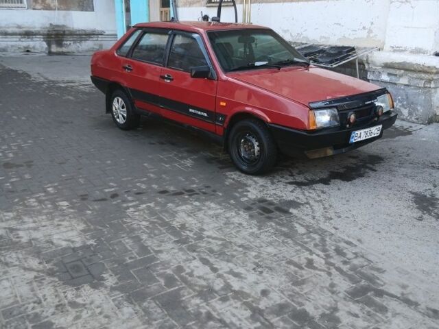Красный ВАЗ 21099, объемом двигателя 1.5 л и пробегом 1 тыс. км за 756 $, фото 1 на Automoto.ua