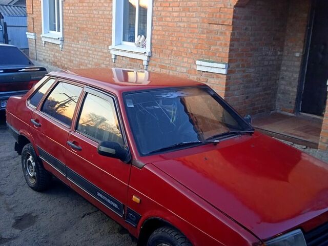 Червоний ВАЗ 21099, об'ємом двигуна 1.5 л та пробігом 150 тис. км за 800 $, фото 1 на Automoto.ua