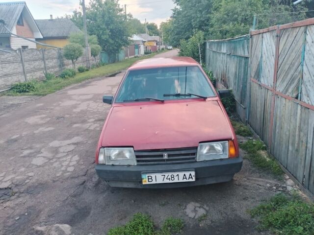 Червоний ВАЗ 21099, об'ємом двигуна 1.3 л та пробігом 1 тис. км за 800 $, фото 1 на Automoto.ua