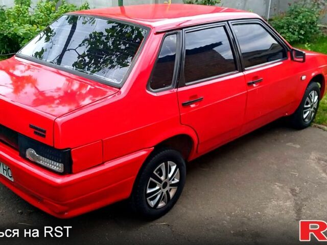 Красный ВАЗ 21099, объемом двигателя 1.5 л и пробегом 250 тыс. км за 950 $, фото 1 на Automoto.ua
