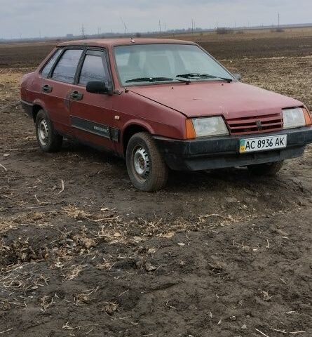 Красный ВАЗ 21099, объемом двигателя 0 л и пробегом 150 тыс. км за 520 $, фото 1 на Automoto.ua