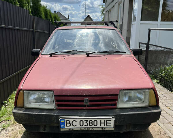Красный ВАЗ 21099, объемом двигателя 1.3 л и пробегом 186 тыс. км за 1350 $, фото 1 на Automoto.ua