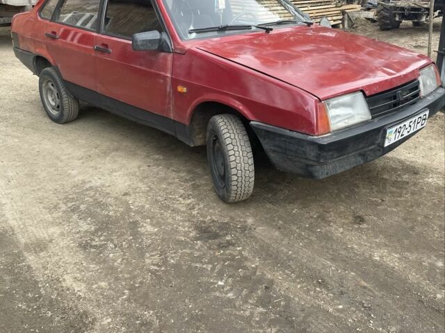 Красный ВАЗ 21099, объемом двигателя 1.3 л и пробегом 3 тыс. км за 1100 $, фото 1 на Automoto.ua