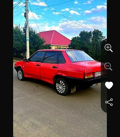 Красный ВАЗ 21099, объемом двигателя 1.5 л и пробегом 0 тыс. км за 650 $, фото 1 на Automoto.ua