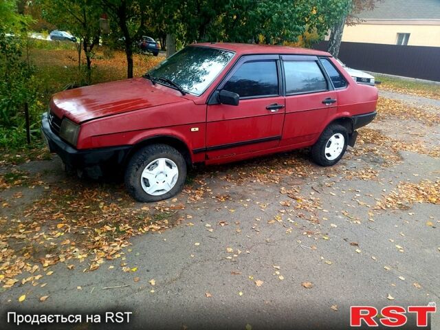 Красный ВАЗ 21099, объемом двигателя 1.5 л и пробегом 0 тыс. км за 500 $, фото 1 на Automoto.ua