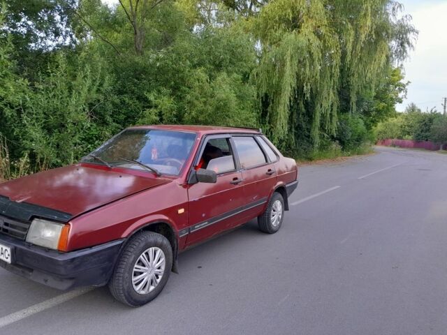 Червоний ВАЗ 21099, об'ємом двигуна 1.5 л та пробігом 2 тис. км за 850 $, фото 1 на Automoto.ua