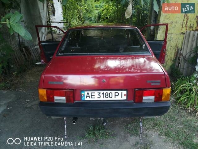 Красный ВАЗ 21099, объемом двигателя 1.5 л и пробегом 55 тыс. км за 2800 $, фото 1 на Automoto.ua