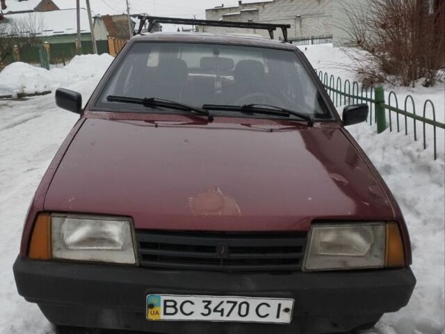 Червоний ВАЗ 21099, об'ємом двигуна 1.3 л та пробігом 76 тис. км за 650 $, фото 1 на Automoto.ua