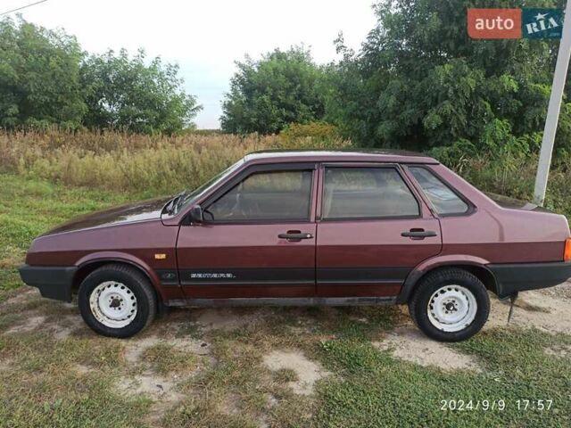 Красный ВАЗ 21099, объемом двигателя 1.5 л и пробегом 101 тыс. км за 1700 $, фото 1 на Automoto.ua
