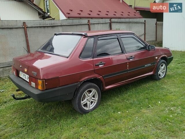 Красный ВАЗ 21099, объемом двигателя 1.5 л и пробегом 220 тыс. км за 680 $, фото 1 на Automoto.ua