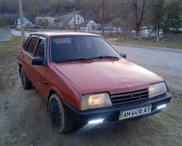 Червоний ВАЗ 21099, об'ємом двигуна 1.5 л та пробігом 266 тис. км за 905 $, фото 1 на Automoto.ua