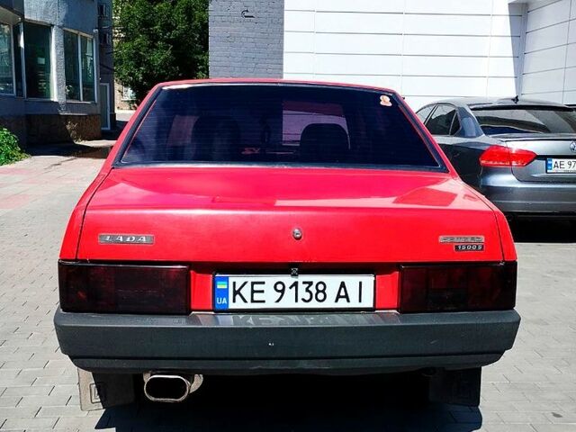 Красный ВАЗ 21099, объемом двигателя 1.5 л и пробегом 72 тыс. км за 1499 $, фото 1 на Automoto.ua
