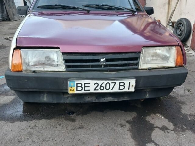 Красный ВАЗ 21099, объемом двигателя 1.5 л и пробегом 73 тыс. км за 600 $, фото 1 на Automoto.ua