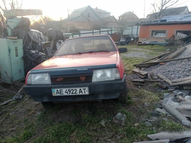 Красный ВАЗ 21099, объемом двигателя 1.5 л и пробегом 1 тыс. км за 655 $, фото 1 на Automoto.ua