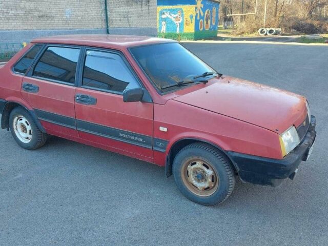 Червоний ВАЗ 21099, об'ємом двигуна 1.5 л та пробігом 107 тис. км за 1189 $, фото 1 на Automoto.ua