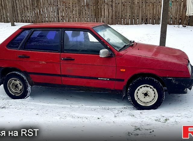 Червоний ВАЗ 21099, об'ємом двигуна 1.5 л та пробігом 1 тис. км за 1300 $, фото 1 на Automoto.ua