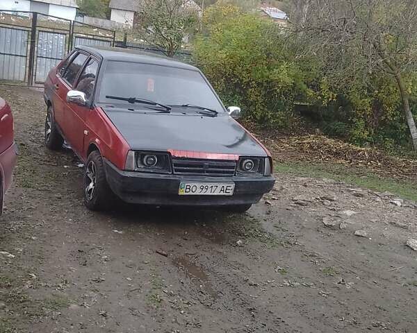 Красный ВАЗ 21099, объемом двигателя 1.5 л и пробегом 55 тыс. км за 700 $, фото 1 на Automoto.ua
