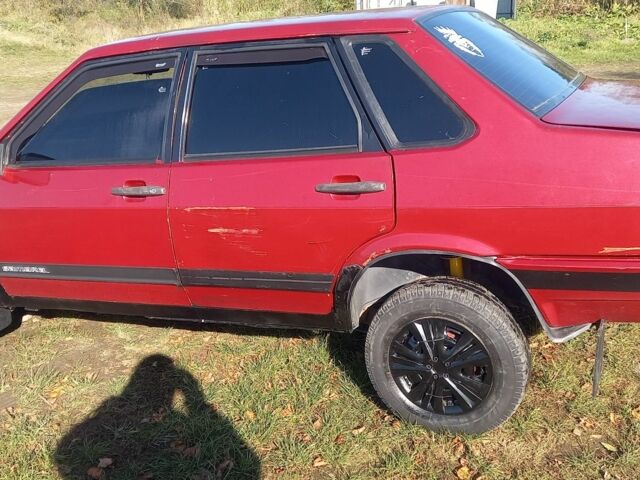 Красный ВАЗ 21099, объемом двигателя 1.5 л и пробегом 322 тыс. км за 750 $, фото 1 на Automoto.ua