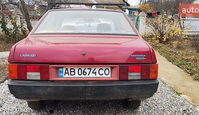 Красный ВАЗ 21099, объемом двигателя 1.5 л и пробегом 70 тыс. км за 1250 $, фото 1 на Automoto.ua