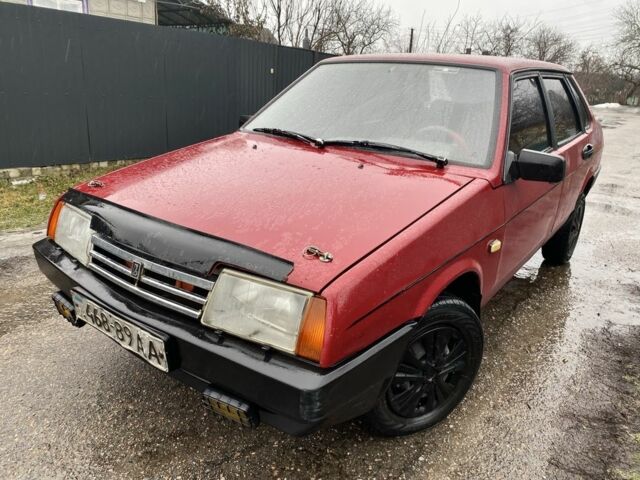 Червоний ВАЗ 21099, об'ємом двигуна 1.5 л та пробігом 186 тис. км за 950 $, фото 1 на Automoto.ua