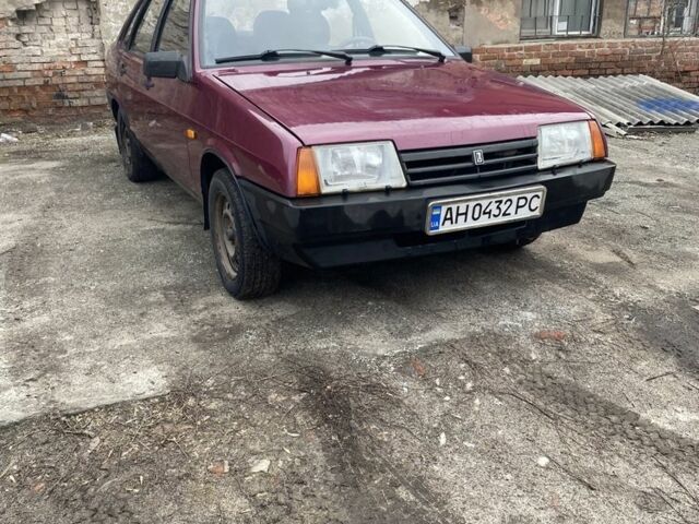 Красный ВАЗ 21099, объемом двигателя 1.5 л и пробегом 137 тыс. км за 1950 $, фото 1 на Automoto.ua