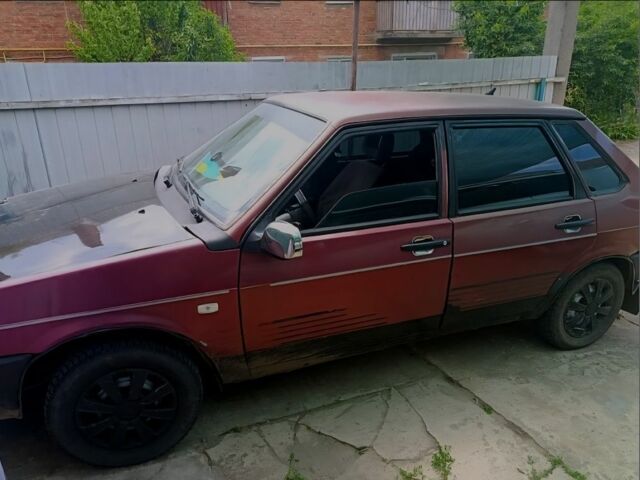 Красный ВАЗ 21099, объемом двигателя 1.5 л и пробегом 1 тыс. км за 550 $, фото 1 на Automoto.ua