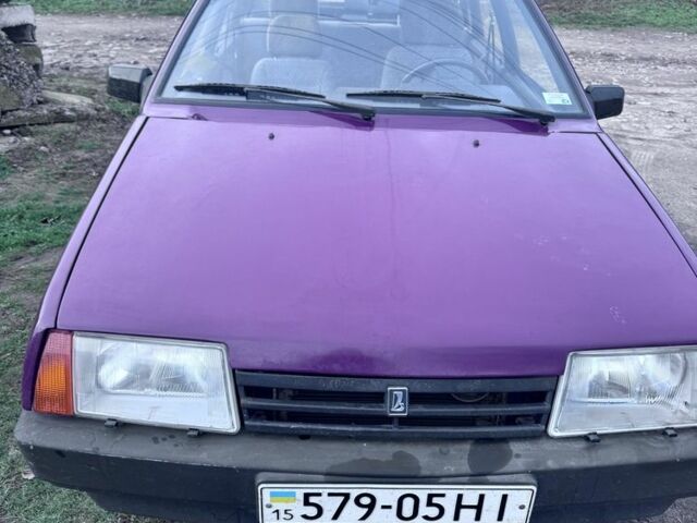 Красный ВАЗ 21099, объемом двигателя 1.5 л и пробегом 65 тыс. км за 1250 $, фото 1 на Automoto.ua