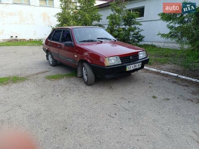 Красный ВАЗ 21099, объемом двигателя 1.6 л и пробегом 100 тыс. км за 1299 $, фото 1 на Automoto.ua