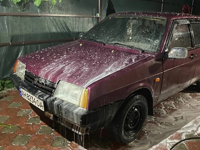 Красный ВАЗ 21099, объемом двигателя 1.5 л и пробегом 340 тыс. км за 1300 $, фото 1 на Automoto.ua