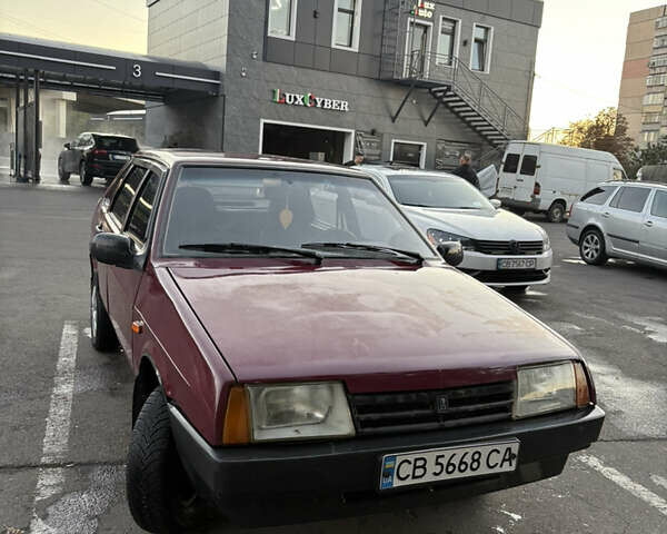 Красный ВАЗ 21099, объемом двигателя 1.6 л и пробегом 280 тыс. км за 1400 $, фото 1 на Automoto.ua