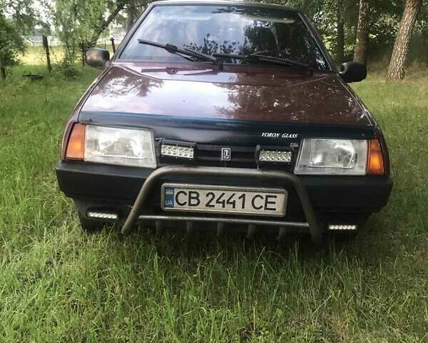 Красный ВАЗ 21099, объемом двигателя 1.5 л и пробегом 170 тыс. км за 1700 $, фото 1 на Automoto.ua