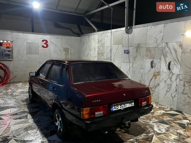 Красный ВАЗ 21099, объемом двигателя 1.5 л и пробегом 120 тыс. км за 2950 $, фото 1 на Automoto.ua