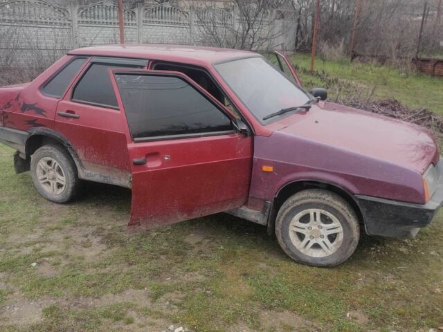 Красный ВАЗ 21099, объемом двигателя 1.5 л и пробегом 2 тыс. км за 664 $, фото 1 на Automoto.ua