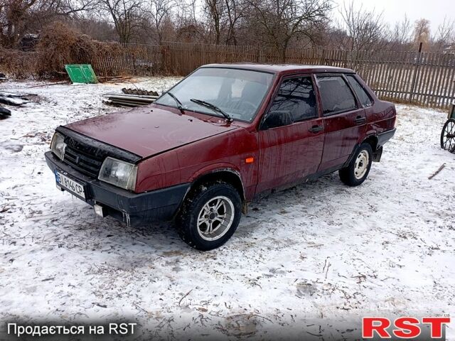Красный ВАЗ 21099, объемом двигателя 1.5 л и пробегом 1800 тыс. км за 900 $, фото 1 на Automoto.ua