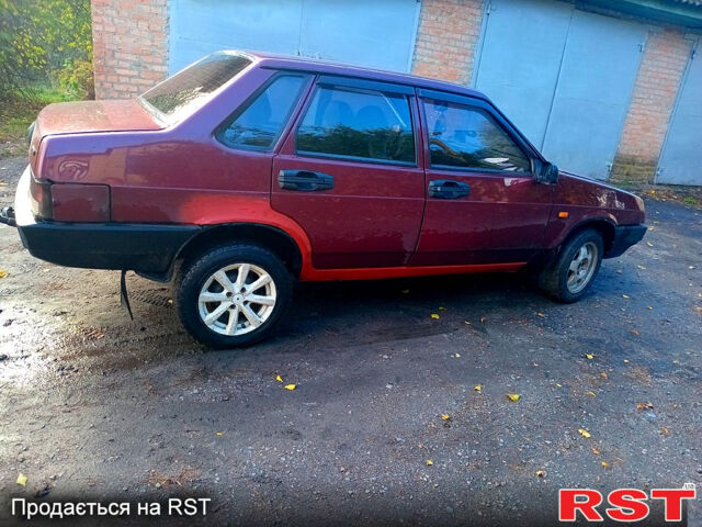 Красный ВАЗ 21099, объемом двигателя 1.5 л и пробегом 0 тыс. км за 1000 $, фото 1 на Automoto.ua