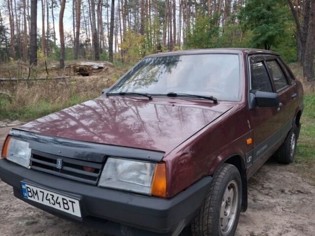Красный ВАЗ 21099, объемом двигателя 1.5 л и пробегом 156 тыс. км за 1356 $, фото 1 на Automoto.ua
