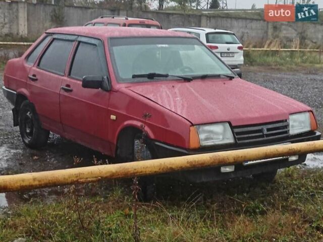 Красный ВАЗ 21099, объемом двигателя 1.6 л и пробегом 385 тыс. км за 750 $, фото 1 на Automoto.ua