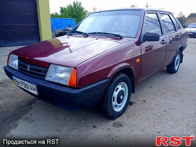 Красный ВАЗ 21099, объемом двигателя 1.6 л и пробегом 213 тыс. км за 2300 $, фото 1 на Automoto.ua
